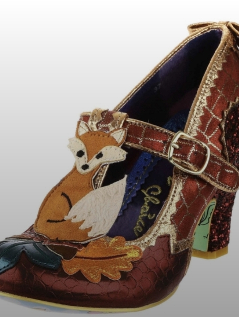 Irregular Choice Feeling Foxy Red Mary Jane Heels - Picture 2 of 6